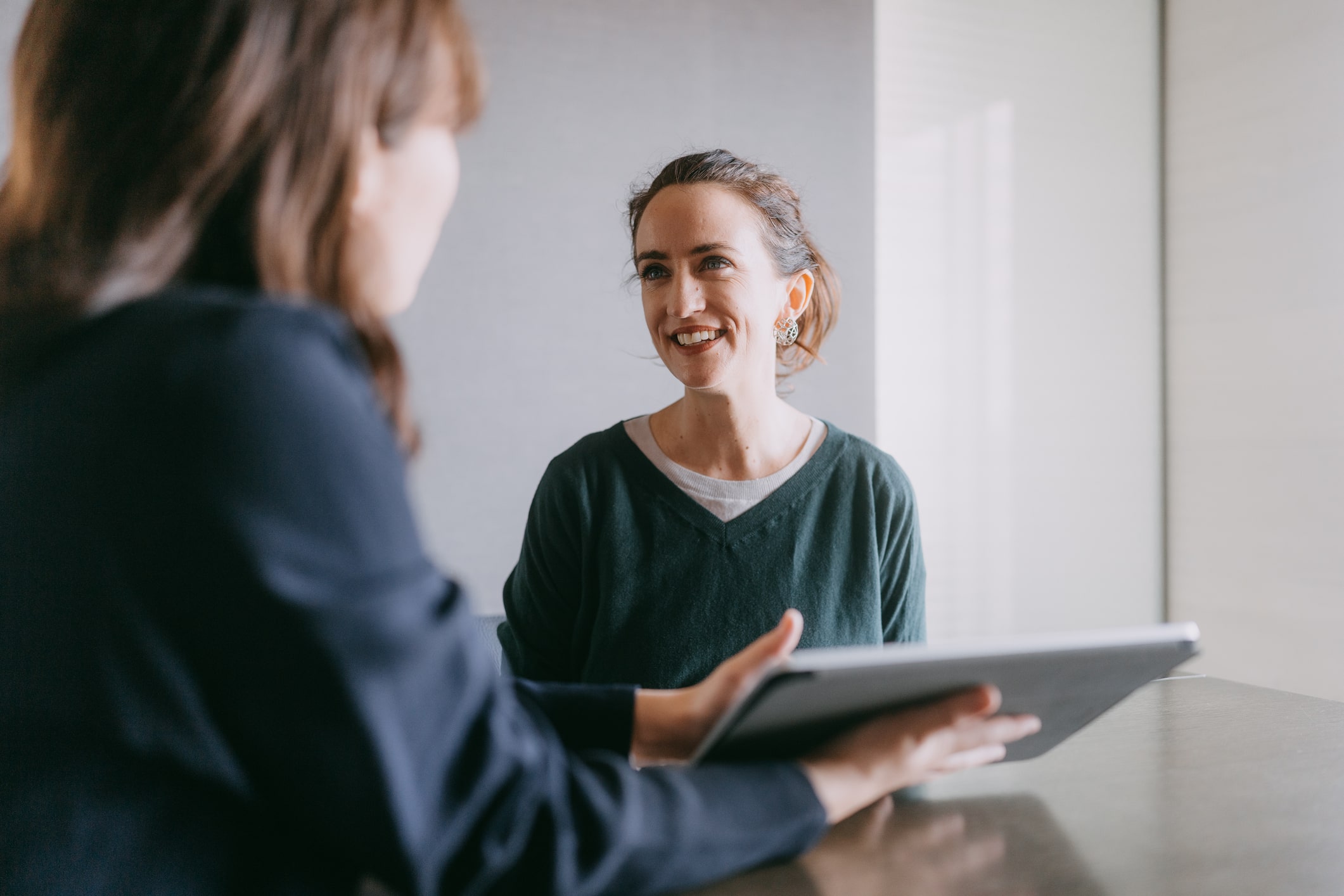 Woman-meeting-female-for-advice-purpose-of-career-counseling