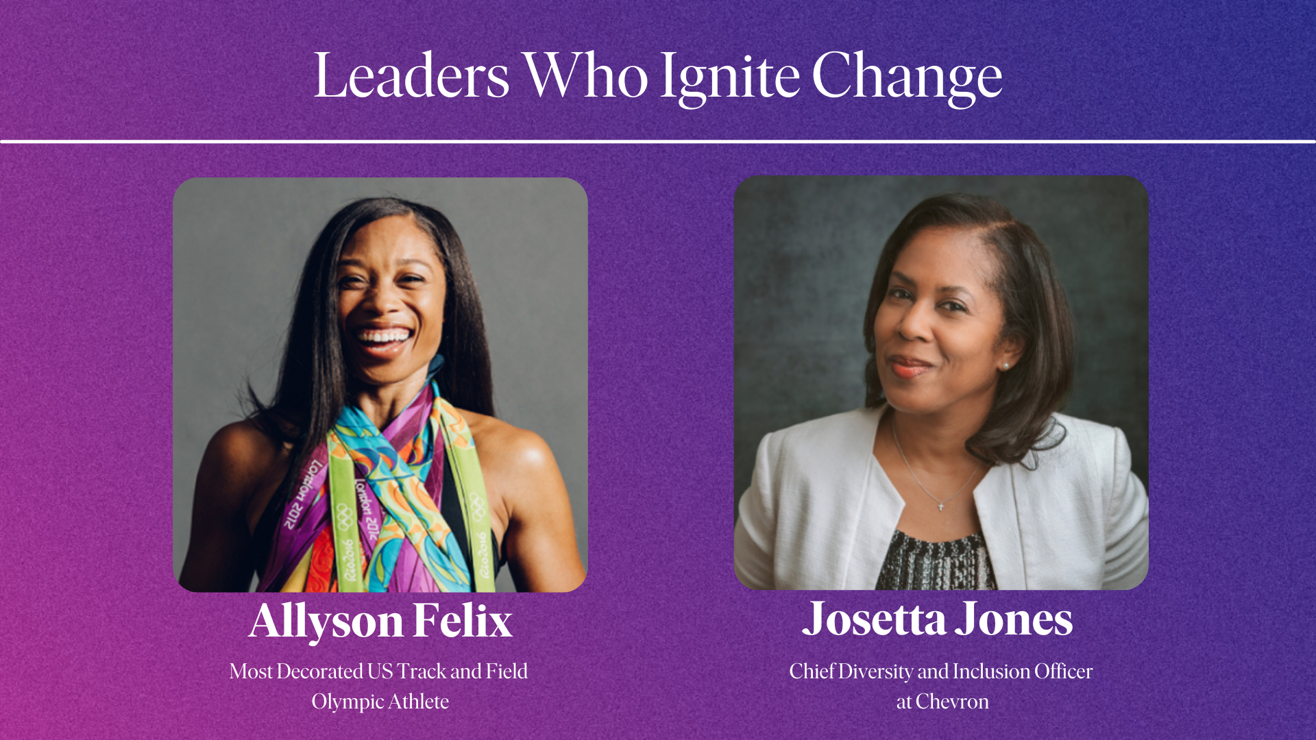 Josetta Jones and Allyson Felix 