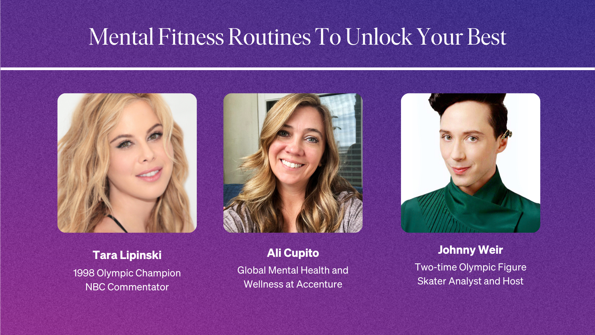 headshots-of-tara-lipinski-ali-cupito-johnny-wier
